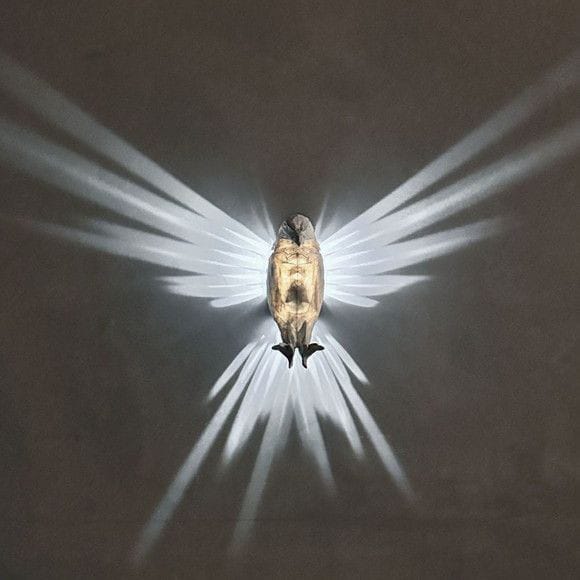 3D Wall Lamp in the form of Eagle and Owl