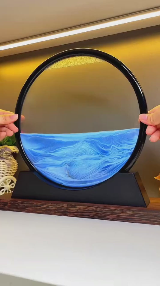 Hourglass 3D Moving Sand Art Image